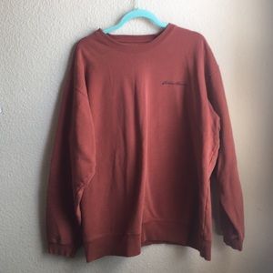 Orange Eddie Bauer Sweatshirt